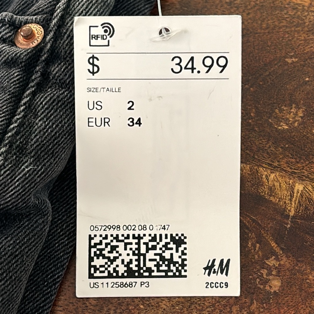 NWT H&M Mom Jeans - Picture 5 of 10